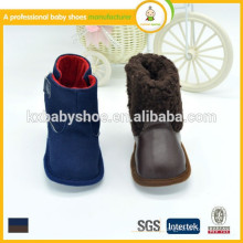 Chaussures de chaussures en cuir chaud hiver Chaussures